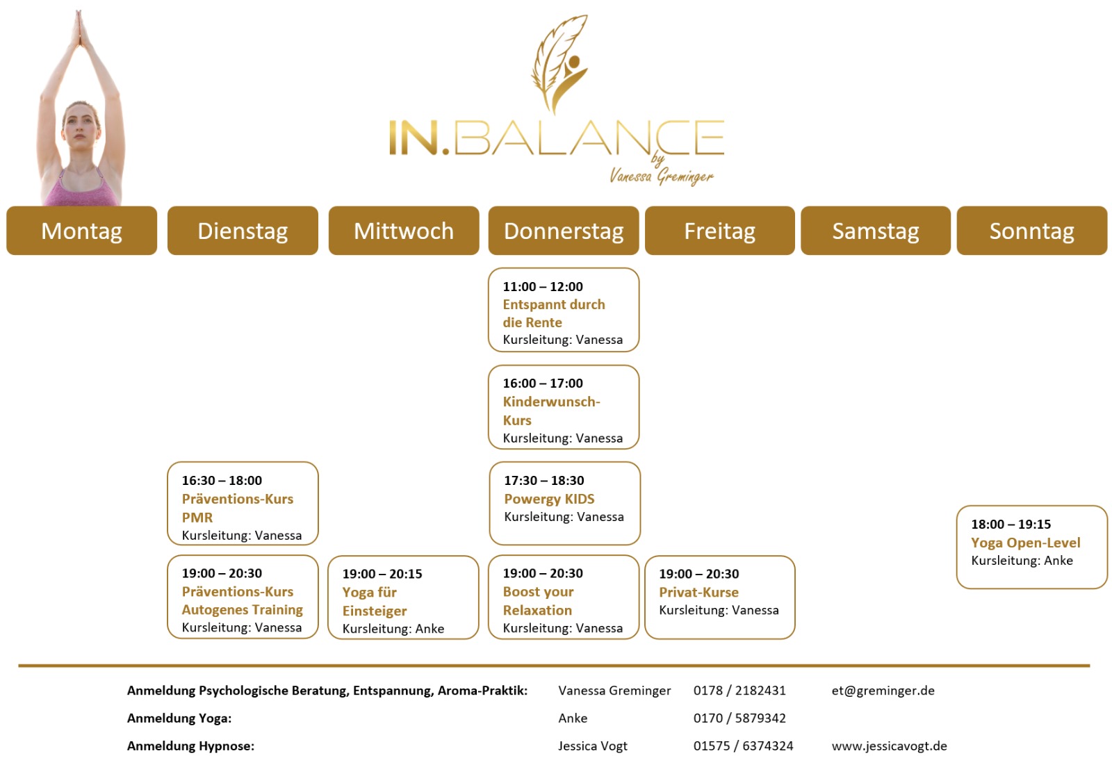 Wochenplan